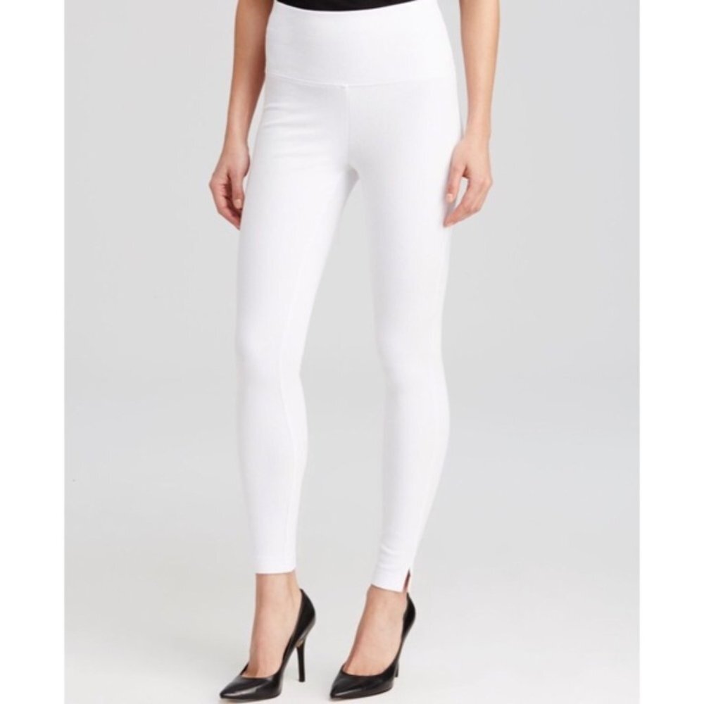 Lysse White Denim Skinny Leggings